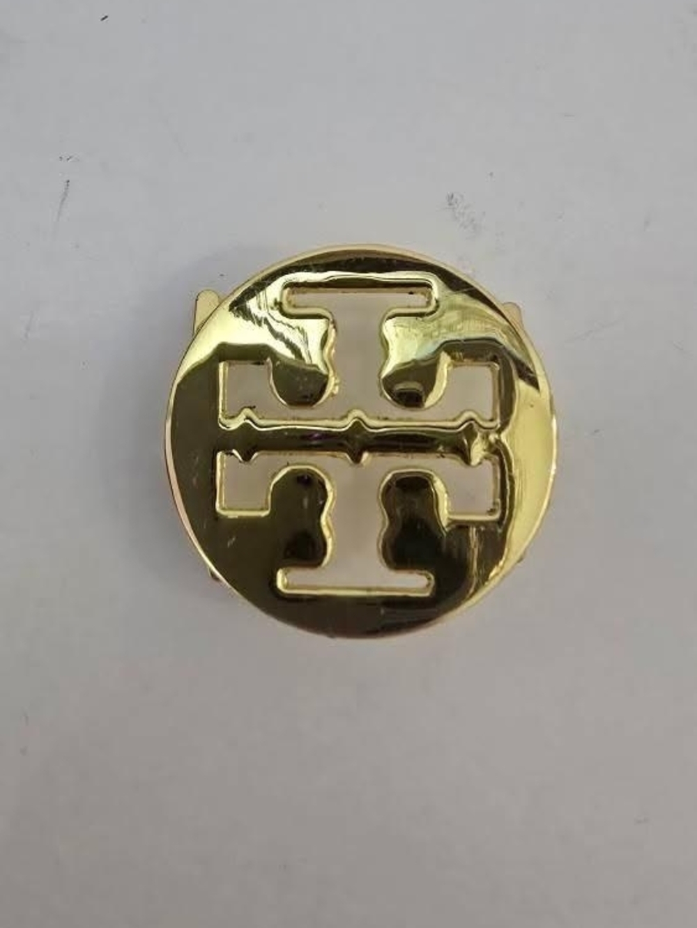 Tory Burch Gold-tone Round Logo Tag Bag Shoes